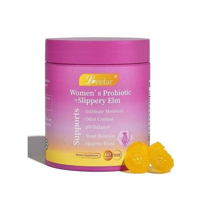 Probiotics Women’s Probiotic + Slippery Elm – Digestive Health, Gut Balance, Vaginal Flora Support, Bloating Relief, Immune Support Supplement 1pc